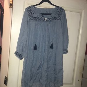 H&M chambray dress